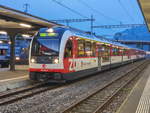 ABReh 150 203-4 mit IR  Interlaken-Luzern-Express  nach Luzern in Interlaken Ost, 14.09.2020.
