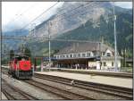 Der Bahnhof von Kandersteg, aufgenommen am 27.07.2008.