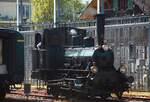Am 18.05.2025 rangiert die E 3/3 Langnau der ehemaligen Emmentalbahn (heute Verein hitorische Emmentalbahn).