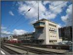 Das Stellwerk im Bahnhof von Lausanne (25.07.2009).