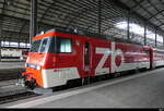 zb - HGe 4/4 101 968-6 im Bahnhof Luzern am 08.02.2026