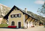 09.05.1997	Bahnhofsgebäude der Rhätischen Bahn in La Punt Chamues 