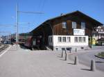 Bahnhof Spiez im Juli 2003.