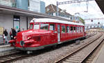 Bijou auf Schienen: der Rote Pfeil RCe 2/4 607 anlässlich '150 Jahre Zürichseebahn' in Wädenswil.