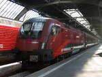 ÖBB 1116 209-1 am Zugschluss des doppelten RailJet 362 von Salzburg Hbf.