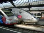 Hier steht ein ETR 470 neben einem TGV POS am 19.2.