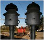 Zwischen den Glocken  Bahnhof Zweidlen Strecke Waldshut-Blach.