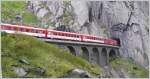 �ber einen weiteren Viadukt verschwindet R636 in der Granitwand der Teufelsschlucht.