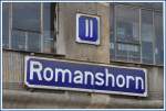 Es ist nicht mehr im Betrieb, das alte Stellwerk II in Romanshorn. (30.03.2011)