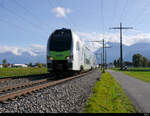 BLS - Triebzug RABe 515 014 unterwegs nach Münsingen / Bern bei Uttigen am 24.10.2020