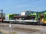 bls - Dienstfahrzueg  XTmas  99 85 92 59 511-5 abgestellt im Bahnhofsareal von Grenchen Nord am 21.08.2011