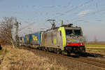 486 508 bls cargo mit Lkw Walter in Br�hl, Februar 2018.