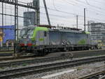 BLS - Lok 475 415-6 abgestellt im Bahnhofsareal in Prattelen am 23.02.2018