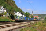 Deutschland
Lok 475 432 von BLScargo zieht einem Trailerzug in Oberwesel
24/7/2026