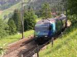 Ein IC-zug von Bern nach Kandersteg am 24-6-2005