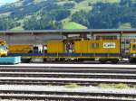 Alpha Rail Team - Materialwagen Res 33 80 399 8 079-6 in Frutigen am 17.09.2012