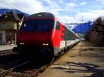 IC nach Romanshorn bei der Durchfahrt in Mlenen am 10.04.2008