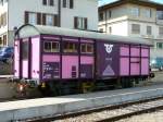 RM ( bls ) - Baudienst Materialwagen X 40 62 95 56 100-4 abgestellt im Bahnhof von Huttwil am 10.05.2007