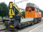 bls - Baudienstlok Tm 2/2 236 380-2 im Bahnhofsareal von Zell am 02.08.2008