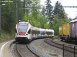 RABe 522 006-6 am 26.4.09 bei der Einfahrt in Oberdorf als Regio 7262. Nur an Sonntagen fahren die SBB-Regios mit Flirt ber die bls-Strecke (ex. SMB und RM) nach Oberdorf. Ansonsten wenden sie in Solothurn.