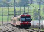 bls - Regio nach Burgdorf - Affoltern mit dem Steuerwagen ABt 50 38 39-33 931 unterwegs kurz vor dem SBB Bahnhof Schnbhl am 01.05.2009