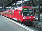 BLS: Eine S6-Komposition von Luzern nach Langenthal wurde am 16.7.09 mit dem RBDe 566 234  Emmental  gefhrt.