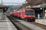 BLS Regio am 19.02.11 im Bahnhof Langnau/Be