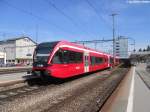 RABe 526 262-1 ''Weissenstein'' am 8.4.2011 in Langenthal auf einer Versuchsfahrt, dessen Grund ich leider nicht herausfinden konnte.