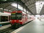 Regionalverkehr Mittelland ex.EBT,VHB S-Bahn Zug(S6)Wohlhusen-Langenthal am 02.08.06 im Bhf.Luzern