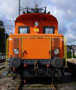 Rangierlok Tm 2/2 216 301-2 im Bahnhofsareal der RM / bls in Ramsei am 07.10.2006