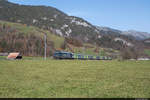 BLS Re 465 009  Napf  ist (für den Fotografen) unerwartet auf dem RE 4069 von Interlaken Ost  nach Zweisimmen unterwegs und konnte vom mir am 07.11.2020 in Boltigen aufgenommen werden.