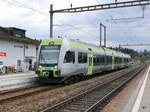 BLS - RABe 535 021-8 unterwegs als Regio nach Büren an der Aare bei der einfahrt im Bahnhof Busswil am 01.04.2017