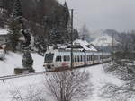 BLS - Triebzüge RABe 535 114-3 und 535 115-0 ( Güezziexpress ) unterwegs in Truebschachen am 10.12.2017