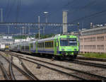 BLS - Regio nach Langnau an der Front der Steuerwagen ABT 50 85 80-35 977 bei der einfahrt in den Bahnhof von Ostermundigen am 25.05.2019