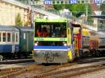 bls - Baudienst Tm 2/2 235 203-7 unterwegs im Bahnhof von Spiez am 11.09.2008