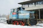 BLS Rangierdiesel TM 236 340-6. Orginal von Henschel (D) mit Catapillar Motor. Fotografiert in Schnbhl am 12.12.2008.