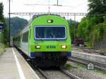 bls - Schnellzug Bern - Neuchtel bei der Durchfahrt im Bahnhof Gmmenen am 16.05.2009