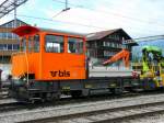 bls - Baudienst Tm 2/2 235 083-3 abgestellt im Bahnhofsareal von Spiez am 20.06.2009