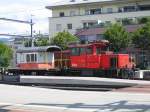 Der Tea 245 024-5 stand am 9.7.05 mit einem ''EW III-Sputnik'' in Spiez. Der Sputnik diente fr Rangierfahrten mit EW III, die eine spezielle Kupplung besitzen, da diese Wagen von der SBB bernimmen wurden, haben sie noch den alten Swiss-Express Anstrich, aber bereits die BLS-Anschrift haben sie erhalten.