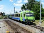 BLS - Regio nach Langnau bei der einfahrt in den Bahnhof Tgetschi am 28.05.2011