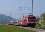 BLS: Bunte S 4 kurz vor dem Endbahnhof Langnau i.E.