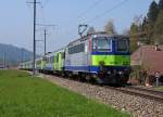 BLS: Re 420 504 ex SBB mit RE 3328 unterwegs zwischen Langnau i.E.