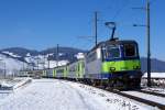 BLS: Re Bern-Luzern mit Re 420 502-7 am ersten Sonntag des Advent.