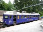 BLS /(RM) Weissenstein Tunnelkino - (ex SOB) Triebwagen ABe 4/4 526 290-2 im Bahnhof Oberdorf am 28.06.2014