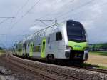 BLS - Triebzug RABe 515 022 unterwegs bei Münchenbuchsee am 09.08.2014  ..