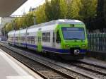 BLS - Triebzug RABe 525 035-2 im Bahnhof Luzern am 25.09.2014