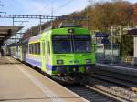 BLS - Regio nach Langnau an der Spitze der Steuerwagen ABt 50 85 80-35 974 im Bahnhof Gümligen am 22.11.2014