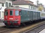 SBB Steuerwagen DT 50 85 92-33 933-9 mit BLS Beschriftung im Bahnhof von Lyss am 03.03.2007