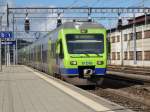 BLS - Einfahrender Regio im Bahnhof Burgdorf am 04.10.2015