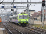 BLS - Regio nach Langnau via Burgdorf mit dem Steuerwagen ABt 50 85 80-35 972-9 kurz vor der einfahrt in die Haltestelle Bern-Wankdorf am 25.03.2016